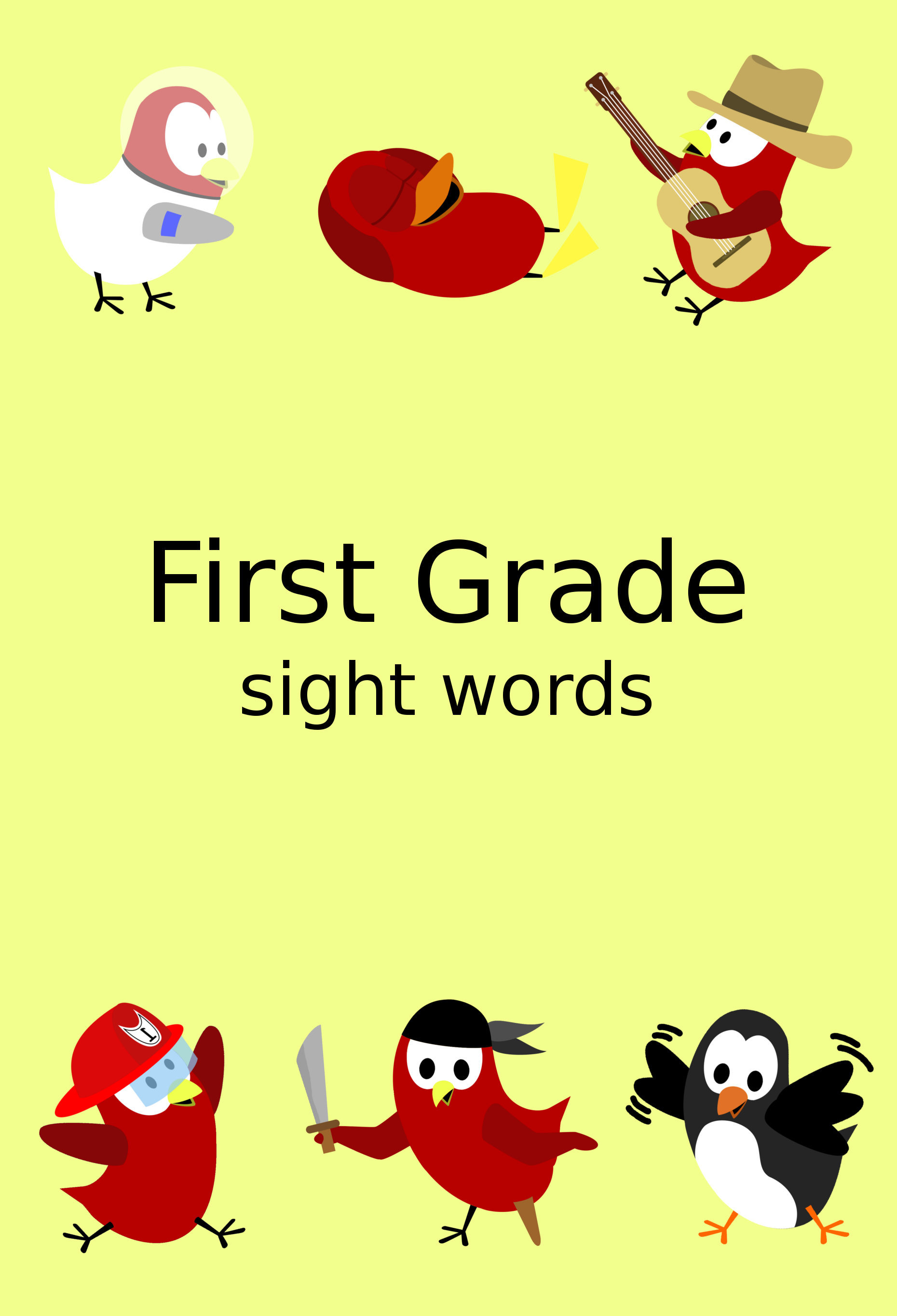 first grade sight words