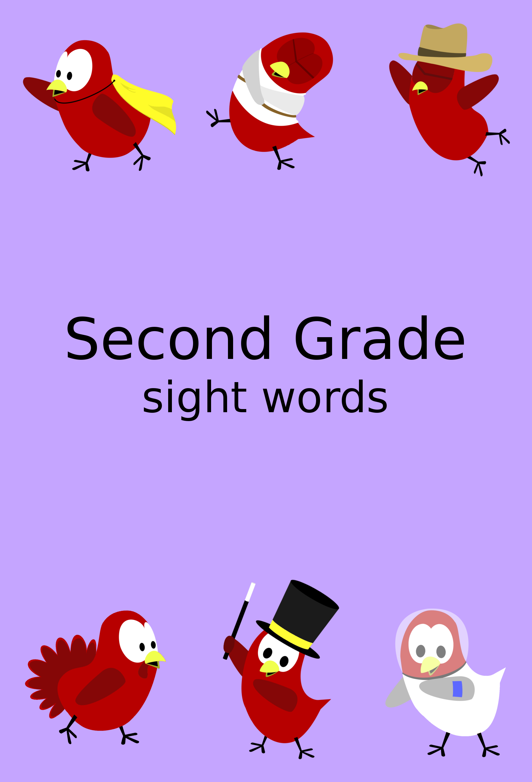 second grade sight words