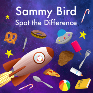 spot the difference v moua sammy bird books