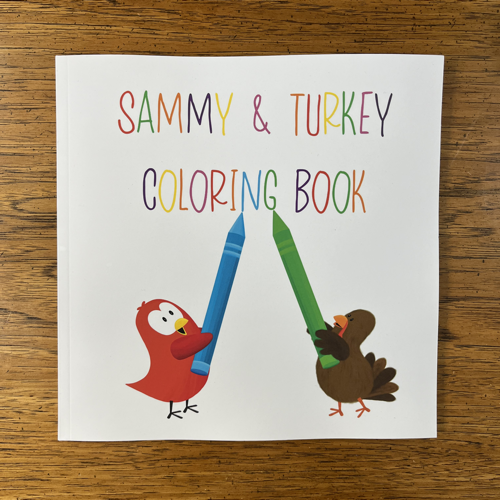 sammy and turkey coloring book v moua