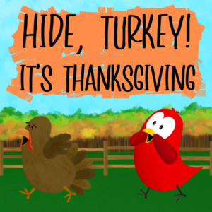 hide turkey it's thanksgiving v moua sammy bird books