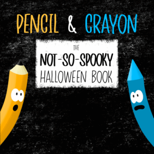 pencil and crayon v moua books the not-so-scary halloween book